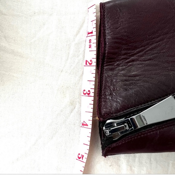 ❤️❤️Like new Frye variegated burgundy leather boots 8.5 - Picture 9 of 9